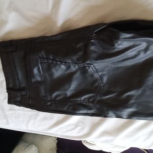 H&M faux leather pants